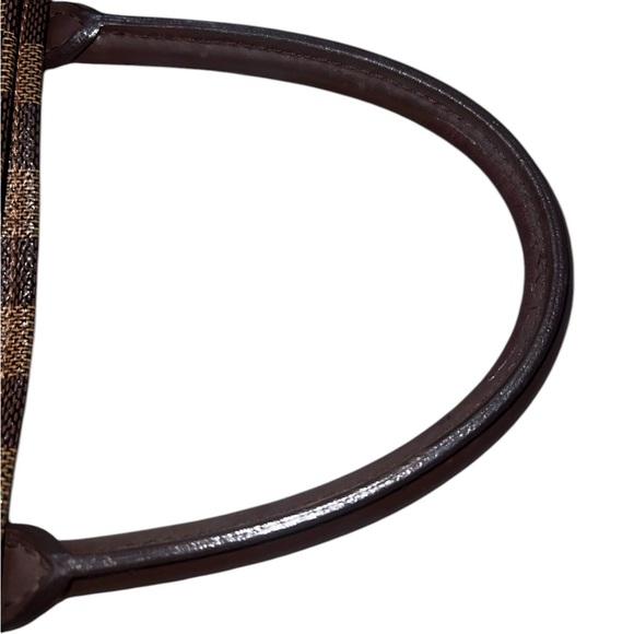 {EUC Louis Vuitton Authentic Damier Ebene Sac Plat Tote Handbag With COA} - Picture 9 of 14